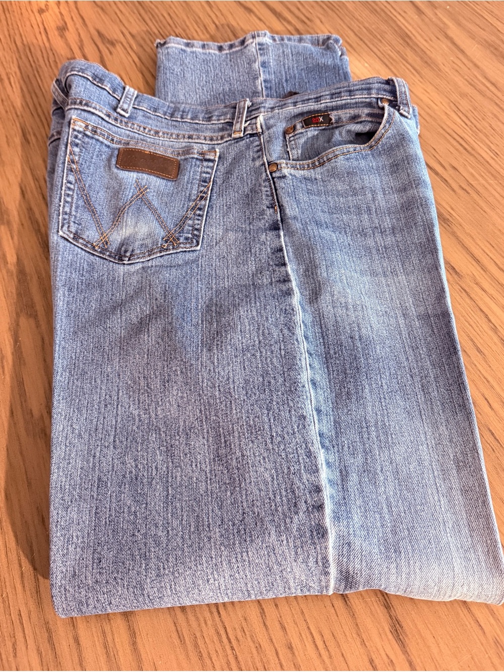 Wrangler Light Blue Straight Men's Jeans